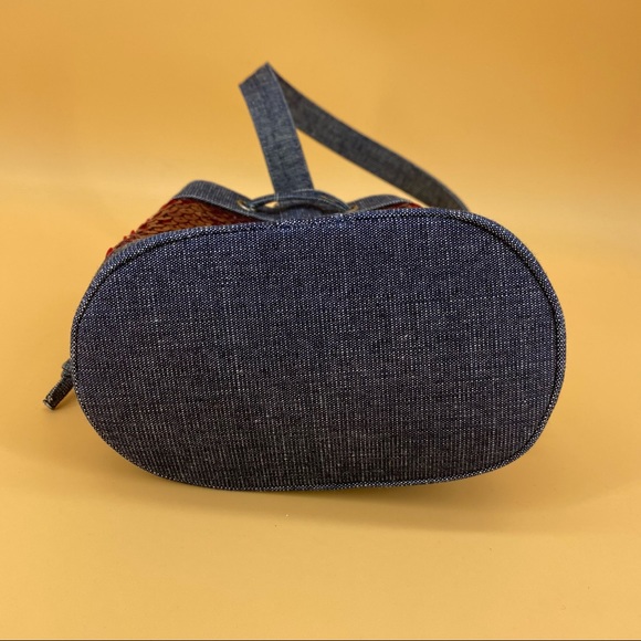 Chanel Denim Sequin Mini Bucket Bag - Picture 13 of 16